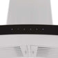 ZLINE Wall Mount Range Hood in Stainless Steel (KN6) fan and lighting control buttons.
