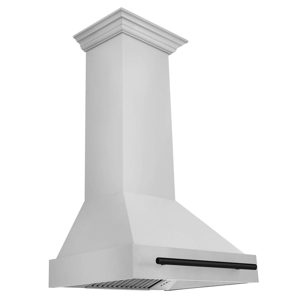 ZLINE Autograph Edition 30 in. Stainless Steel Range Hood with Stainless Steel Shell and Handle (8654STZ-30) 