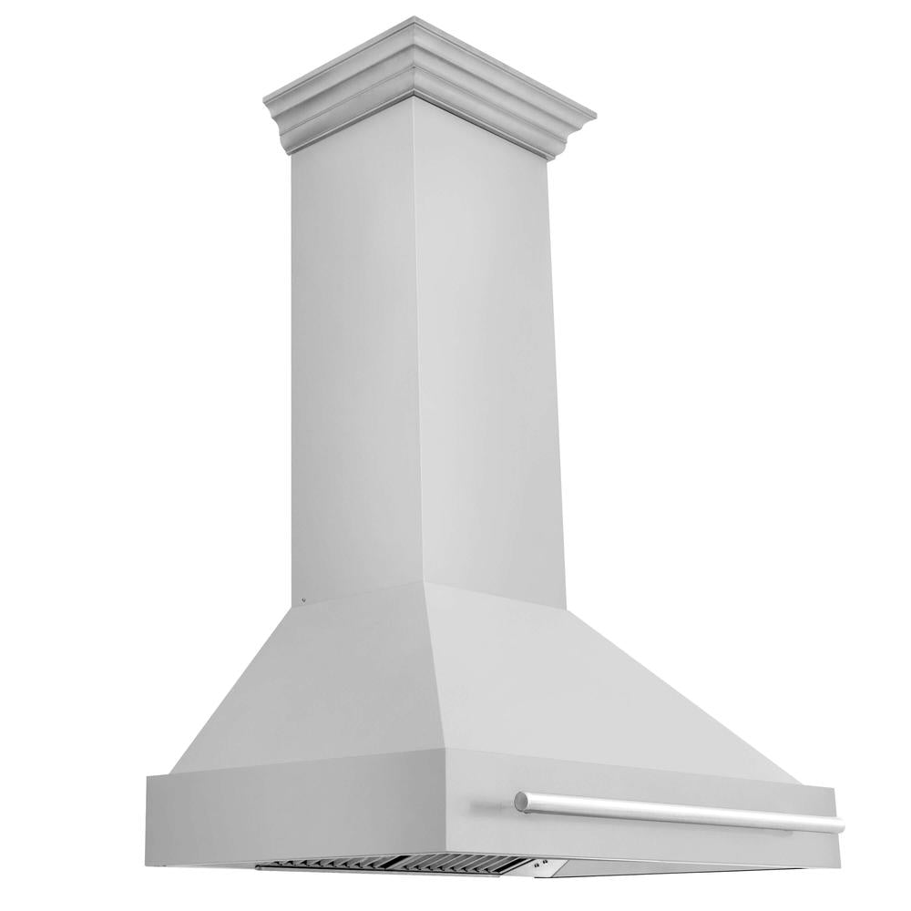 ZLINE 36 in. Stainless Steel Range Hood with Stainless Steel Handle (8654STX-36) main image.