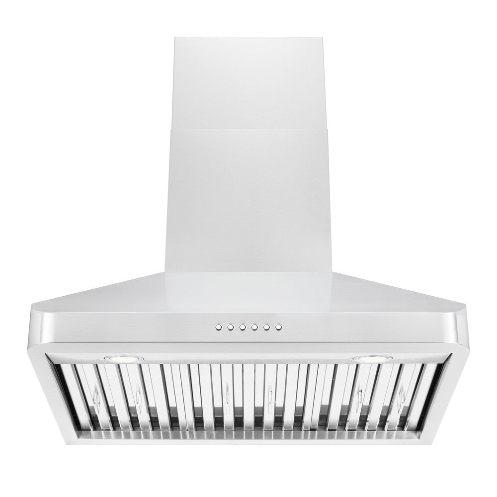 ZLINE Alpine Series Ducted Wall Mount Range Hood in Stainless Steel (ALP100WL) 
