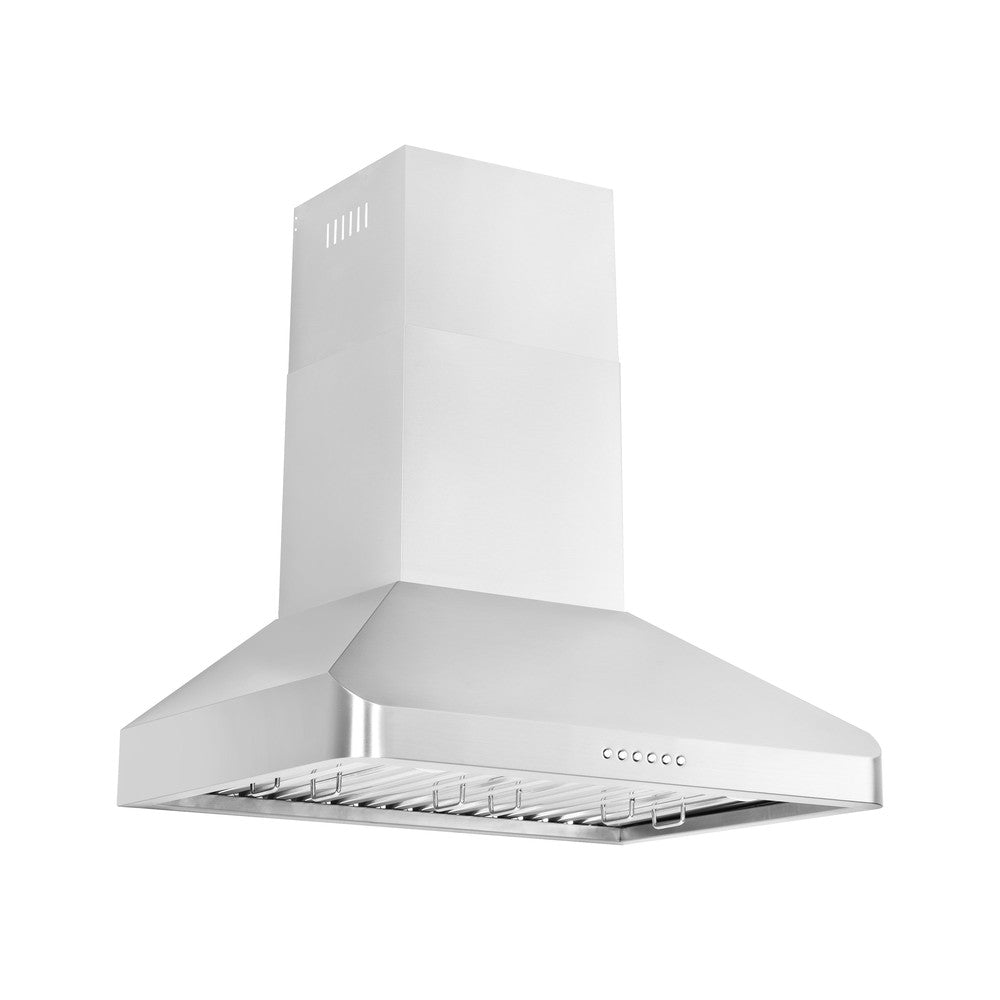 ZLINE Alpine Series Ducted Wall Mount Range Hood in Stainless Steel (ALP100WL) main image.
