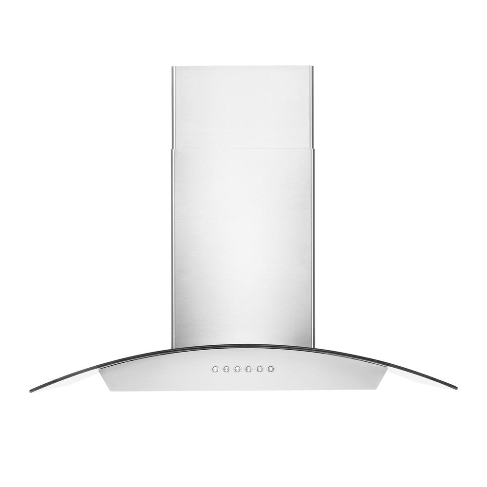 ZLINE Alpine Series Ducted Wall Mount Range Hood in Stainless Steel (ALP70WL) front.