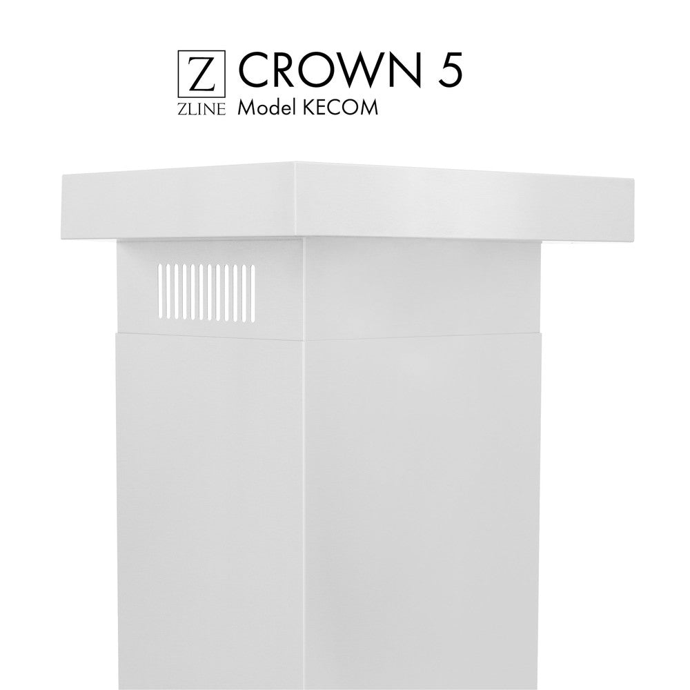 ZLINE Crown Molding Profile 5 for Wall Mount Range Hood (CM5-KECOM-304) main image.
