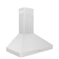 ZLINE Convertible Vent Wall Mount Range Hood in Stainless Steel (KF2) side.