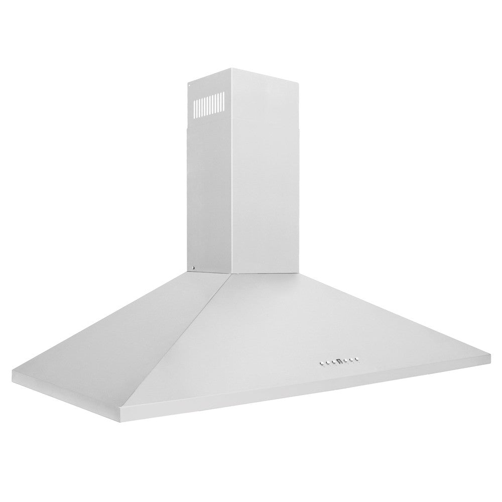 ZLINE Convertible Vent Wall Mount Range Hood in Stainless Steel (KL2) side.