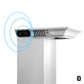 ZLINE Wall Mount Range Hood in Stainless Steel with Built-in ZLINE CrownSound Bluetooth Speakers (KF1CRN-BT) 