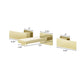 ZLINE Bliss Wall Mount Bath Faucet (BLS-BFW) Polished Gold dimensions