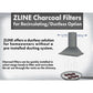 ZLINE 1 Set of 2 Charcoal Filters for Range Hoods with Recirculating Option (CF1)