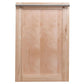 ZLINE 18 in. Dishwasher Panel with Modern Handle (DP-18) Unfinished Wood