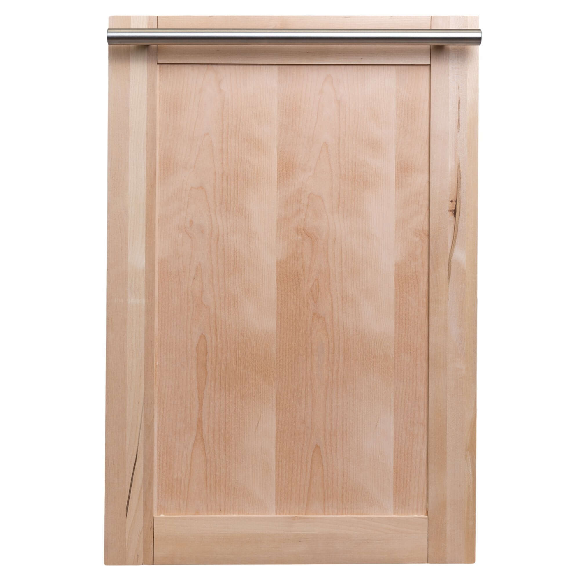 ZLINE 18" Dishwasher Panel with Modern Handle - Unfinished Wood