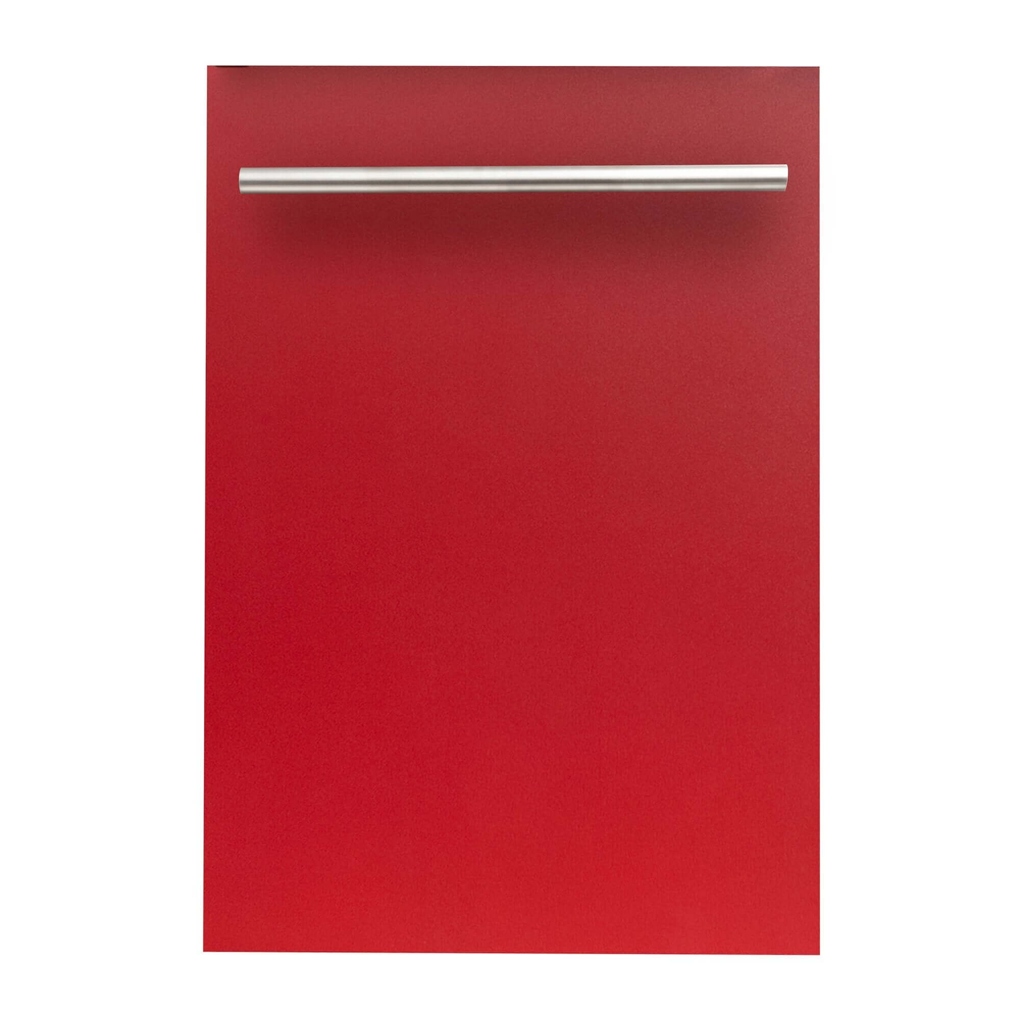 ZLINE 18" Dishwasher Panel with Modern Handle - Red Matte