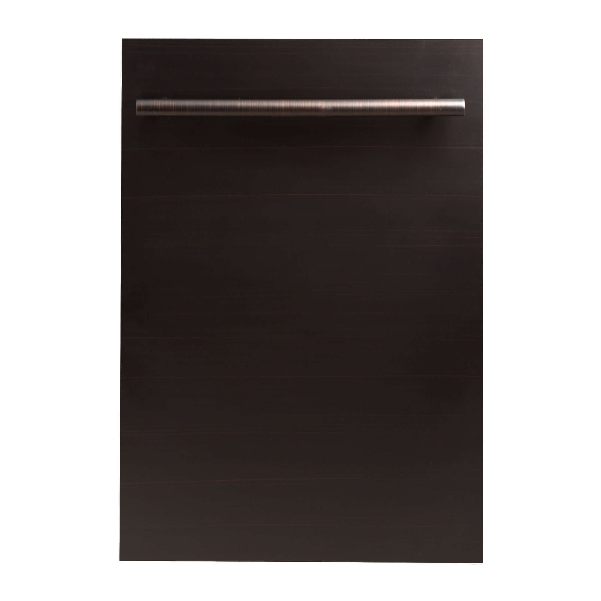 ZLINE 18 in. Dishwasher Panel with Modern Handle (DP-18) Black Stainless Steel