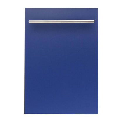 ZLINE 18 in. Dishwasher Panel with Modern Handle (DP-18) Blue Matte