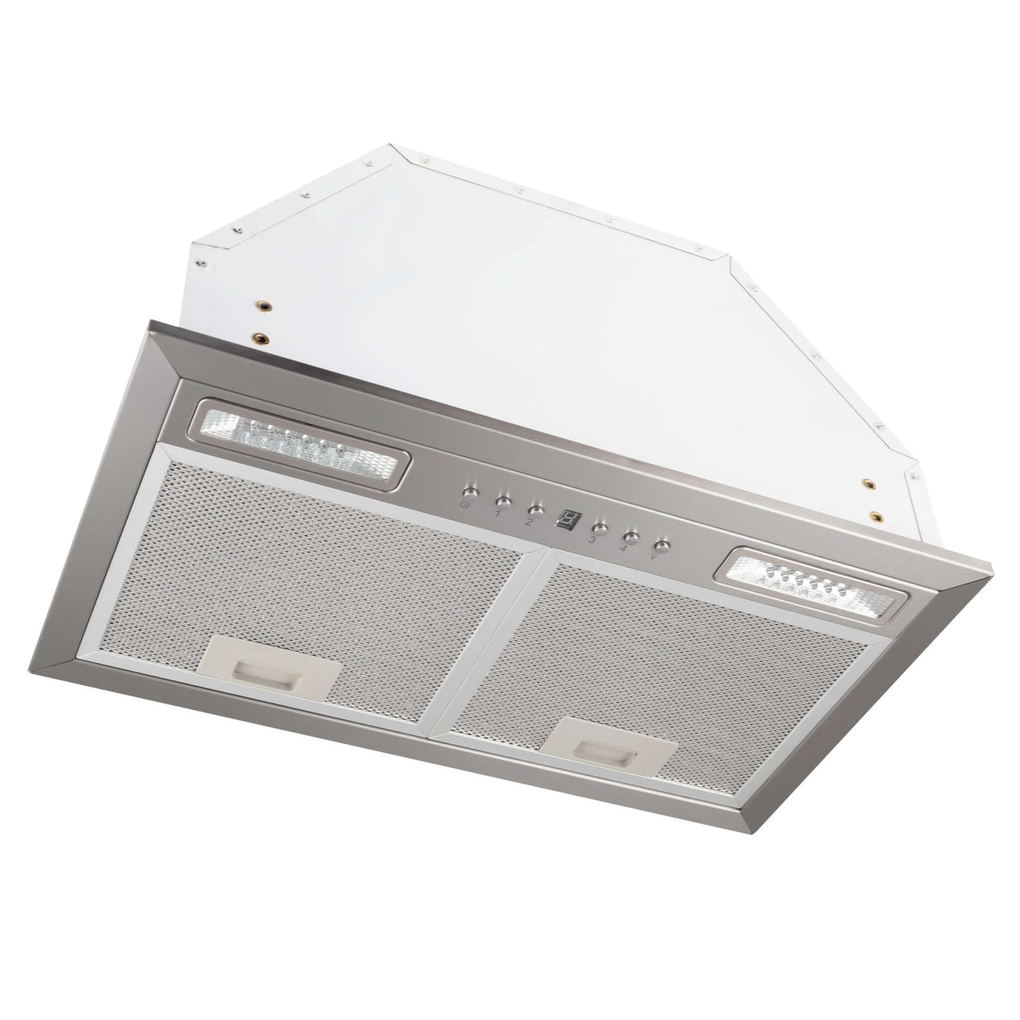 ZLINE 20.5 in. Ducted Wall Mount Range Hood Insert with LED Lighting in Stainless Steel (E690) under.