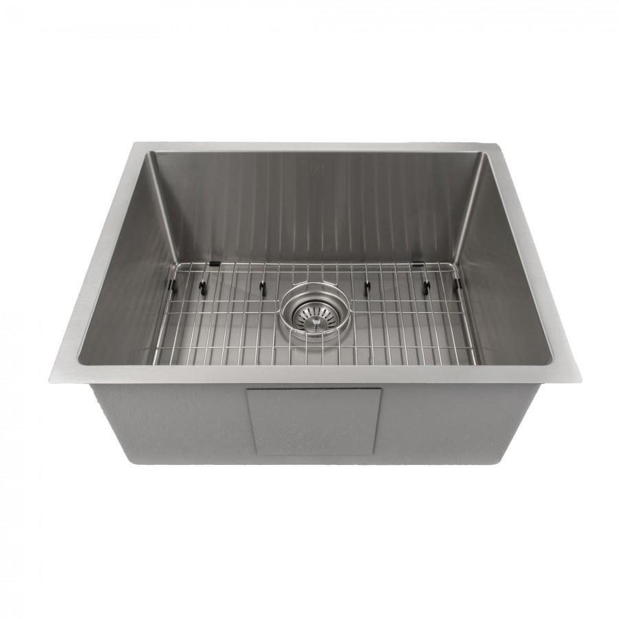 ZLINE 23 in. Meribel Undermount Single Bowl Kitchen Sink with Bottom Grid and Color Options (SRS-23) main image.