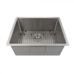 ZLINE 23 in. Meribel Undermount Single Bowl Kitchen Sink with Bottom Grid (SRS-23)