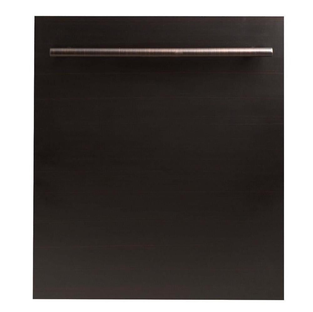 ZLINE 24 in. Dishwasher Panel with Modern Handle (DP-24) Oil Rubbed Bronze