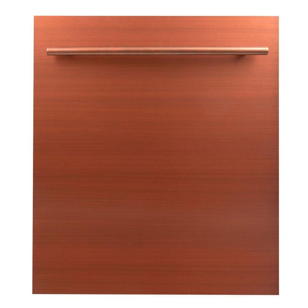 ZLINE 24 in. Dishwasher Panel with Modern Handle (DP-24) Copper