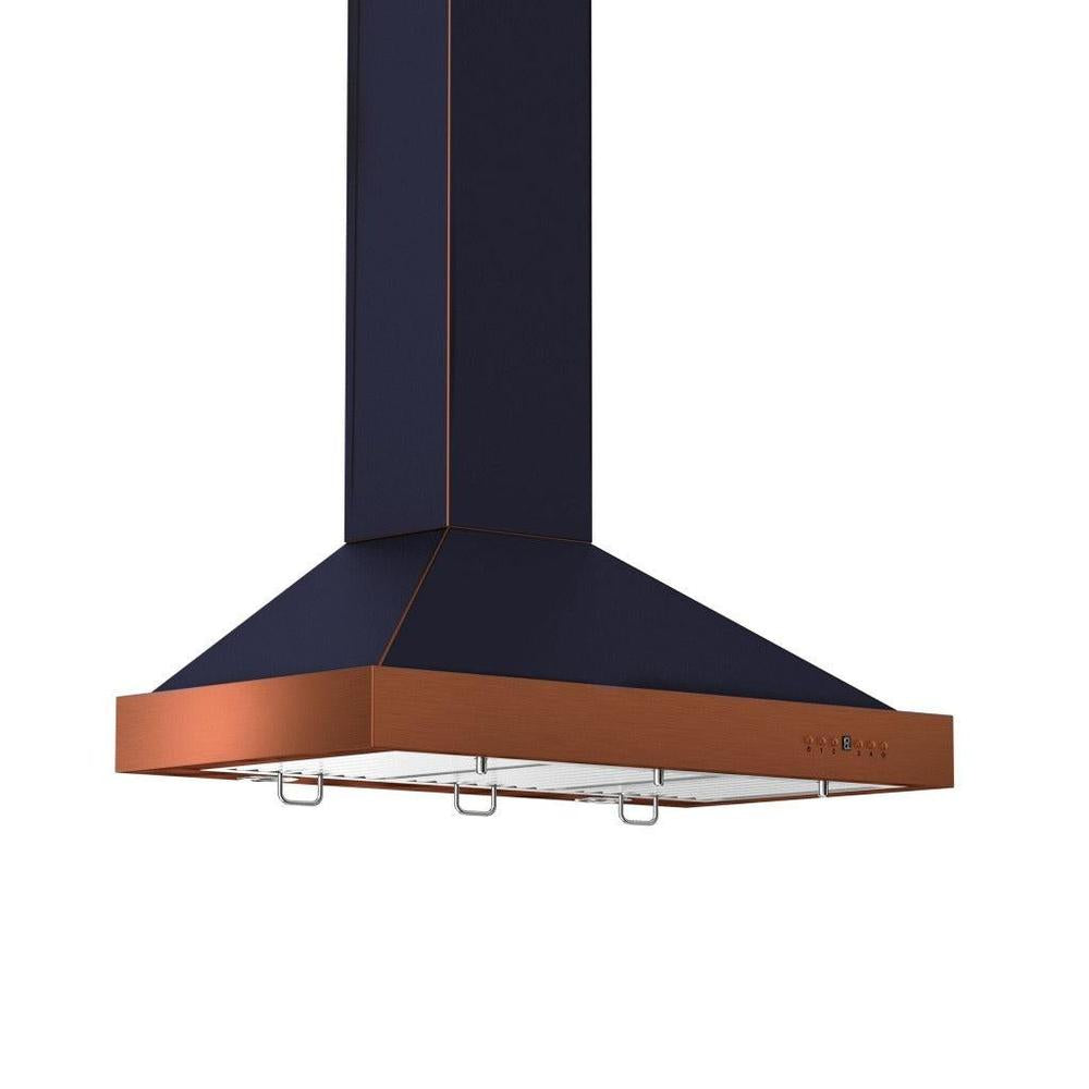 ZLINE Designer Series Wall Mount Range Hood in Oil-Rubbed Bronze and Copper (KB2-BCXXX) main image.