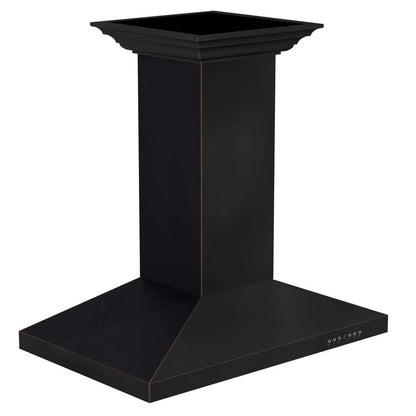 ZLINE 36 in. Designer Series Oil-Rubbed Bronze Island Mount Range Hood (8KL3iB-36) 