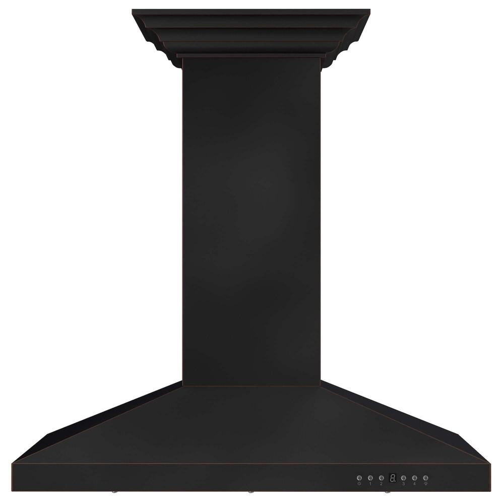 ZLINE 36 in. Designer Series Oil-Rubbed Bronze Island Mount Range Hood (8KL3iB-36) 