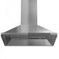 ZLINE 36 in. Professional Convertible Vent Wall Mount Range Hood in Stainless Steel (696-36) 