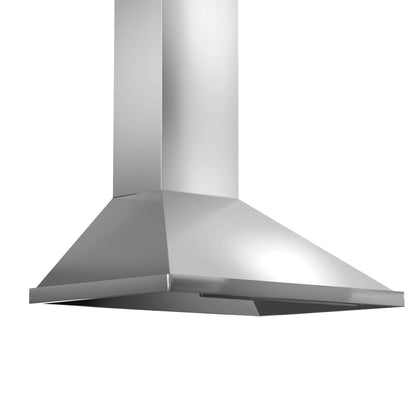 ZLINE 36 in. Professional Convertible Vent Wall Mount Range Hood in Stainless Steel (696-36) 