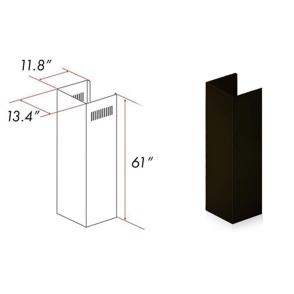 ZLINE 61 in. Chimney Extension (8667B-E)