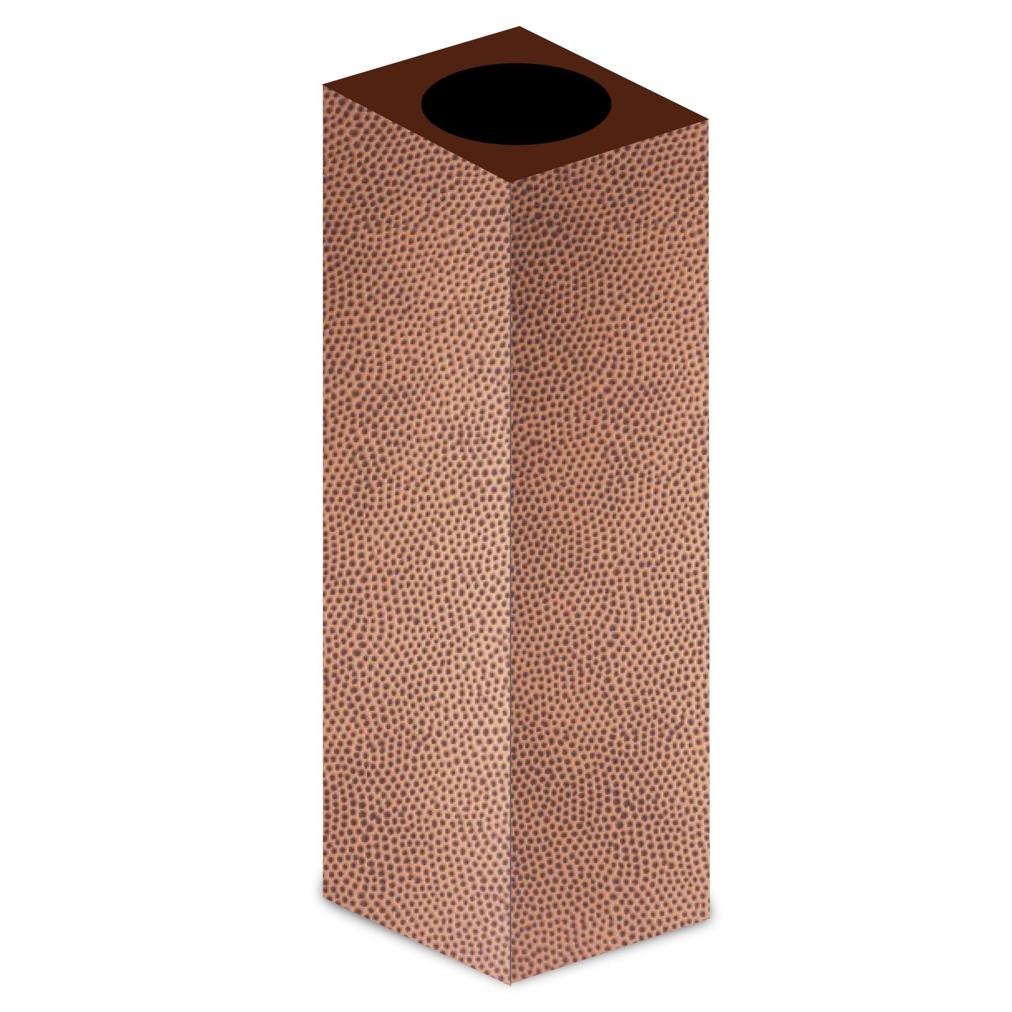 ZLINE 61" Hand Hammered Copper Finished Chimney Extension for Ceilings up to 12.5 ft. (8GL2iH-E) - Rustic Kitchen & Bath - Extension Kit - ZLINE Kitchen and Bath