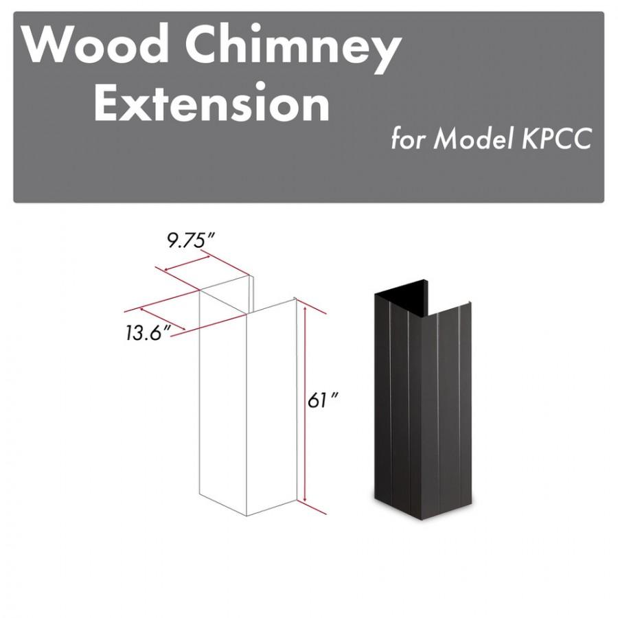ZLINE 61 in. Wooden Chimney Extension for Ceilings up to 12 ft. (KPCC-E) main image.