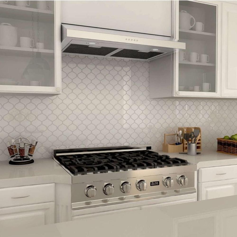 ZLINE 30 in. 280 CFM Ducted Under Cabinet Range Hood in Stainless Steel - Hardwired Power (615-30) 