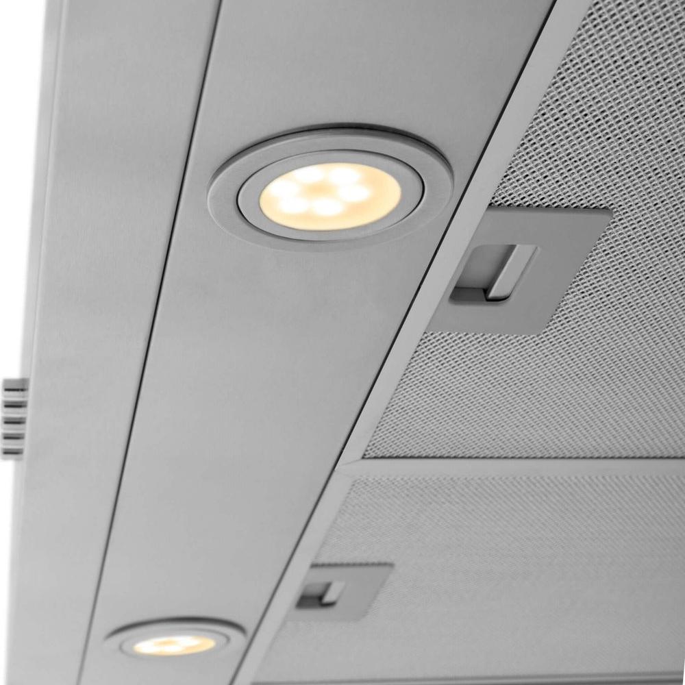 ZLINE 30 in. 400 CFM Ducted Under Cabinet Range Hood in Stainless Steel - Hardwired Power (617-30) 