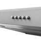 ZLINE 30 in. 400 CFM Ducted Under Cabinet Range Hood in Stainless Steel - Hardwired Power (617-30) 