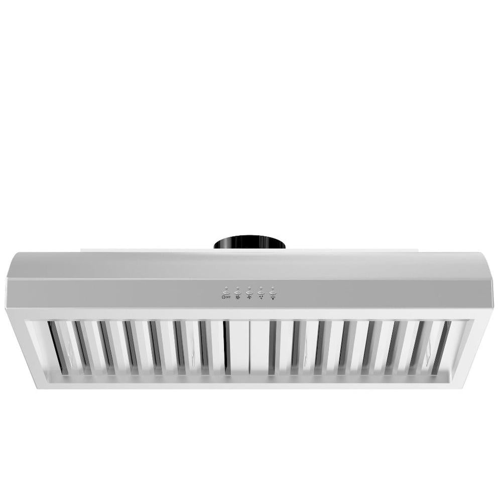 ZLINE 30 in. Ducted Under Cabinet Range Hood in Stainless Steel (627-30) 