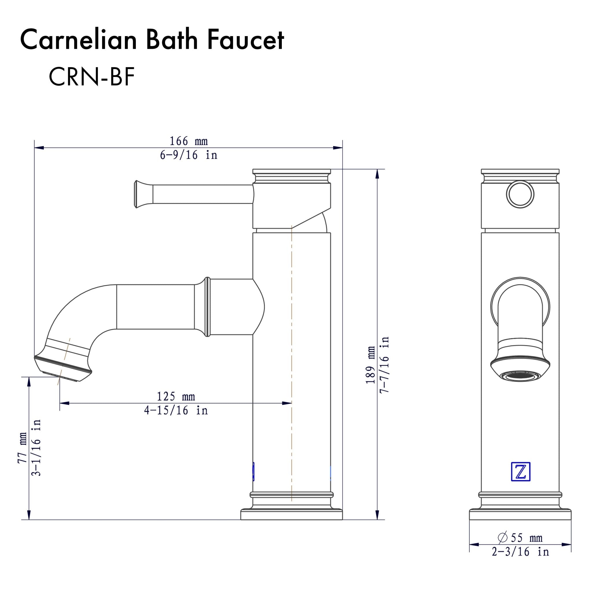 ZLINE Carnelian Bath Faucet (CRN-BF) - Rustic Kitchen & Bath - Faucets - ZLINE Kitchen and Bath