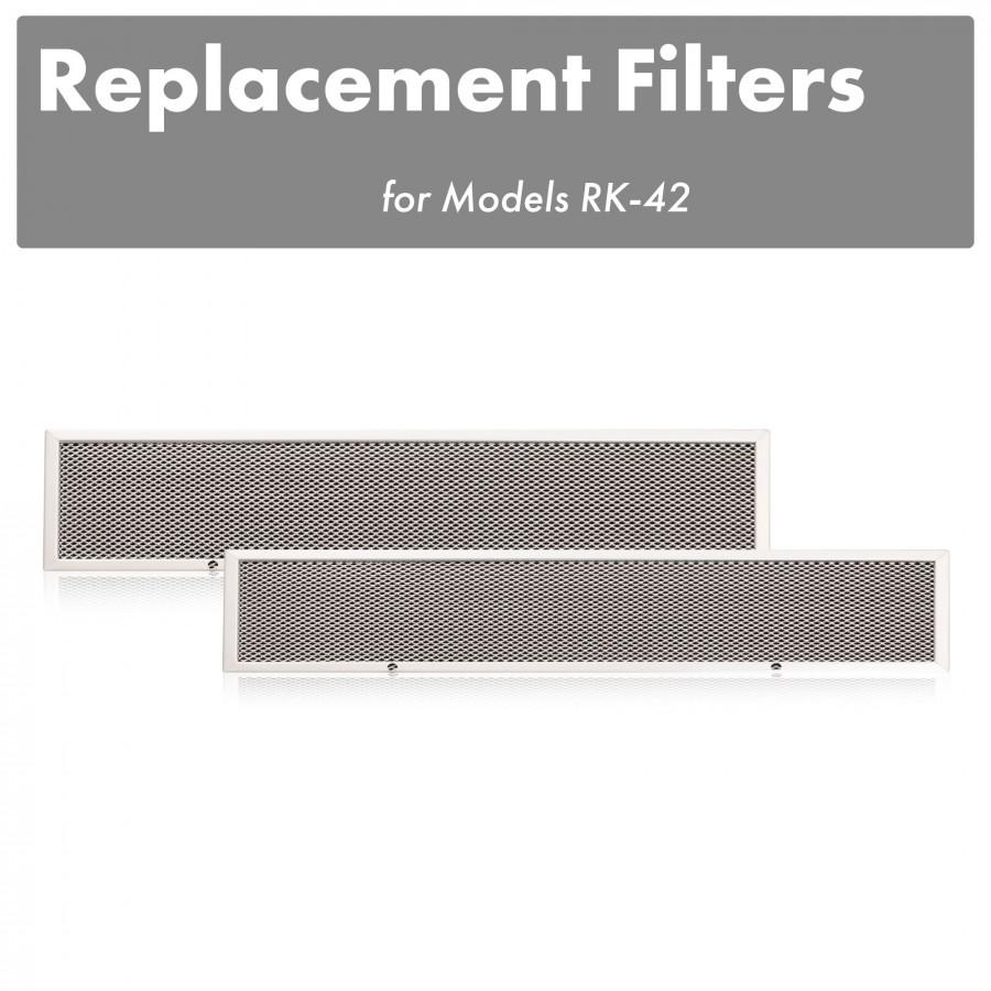 ZLINE Charcoal Filter for Under Cabinet Range Hoods (Set of 2) - Rustic Kitchen & Bath - Range Hood Accessories - ZLINE Kitchen and Bath