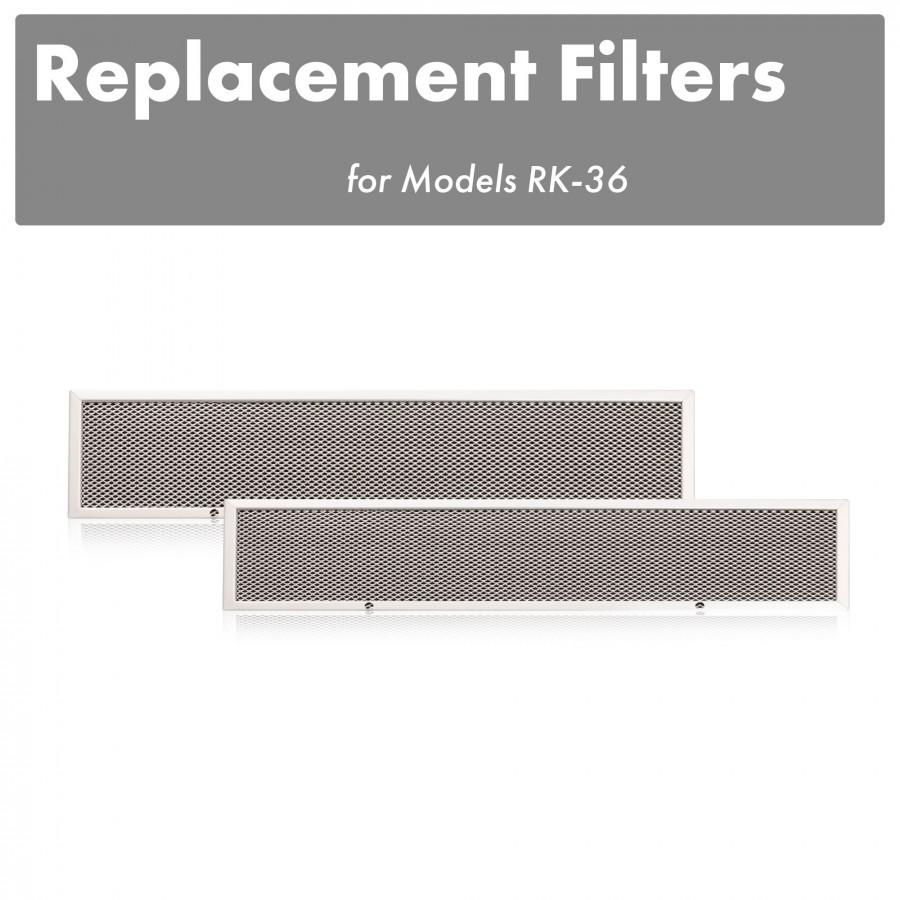 ZLINE Charcoal Filter for Under Cabinet Range Hoods (Set of 2) - Rustic Kitchen & Bath - Range Hood Accessories - ZLINE Kitchen and Bath