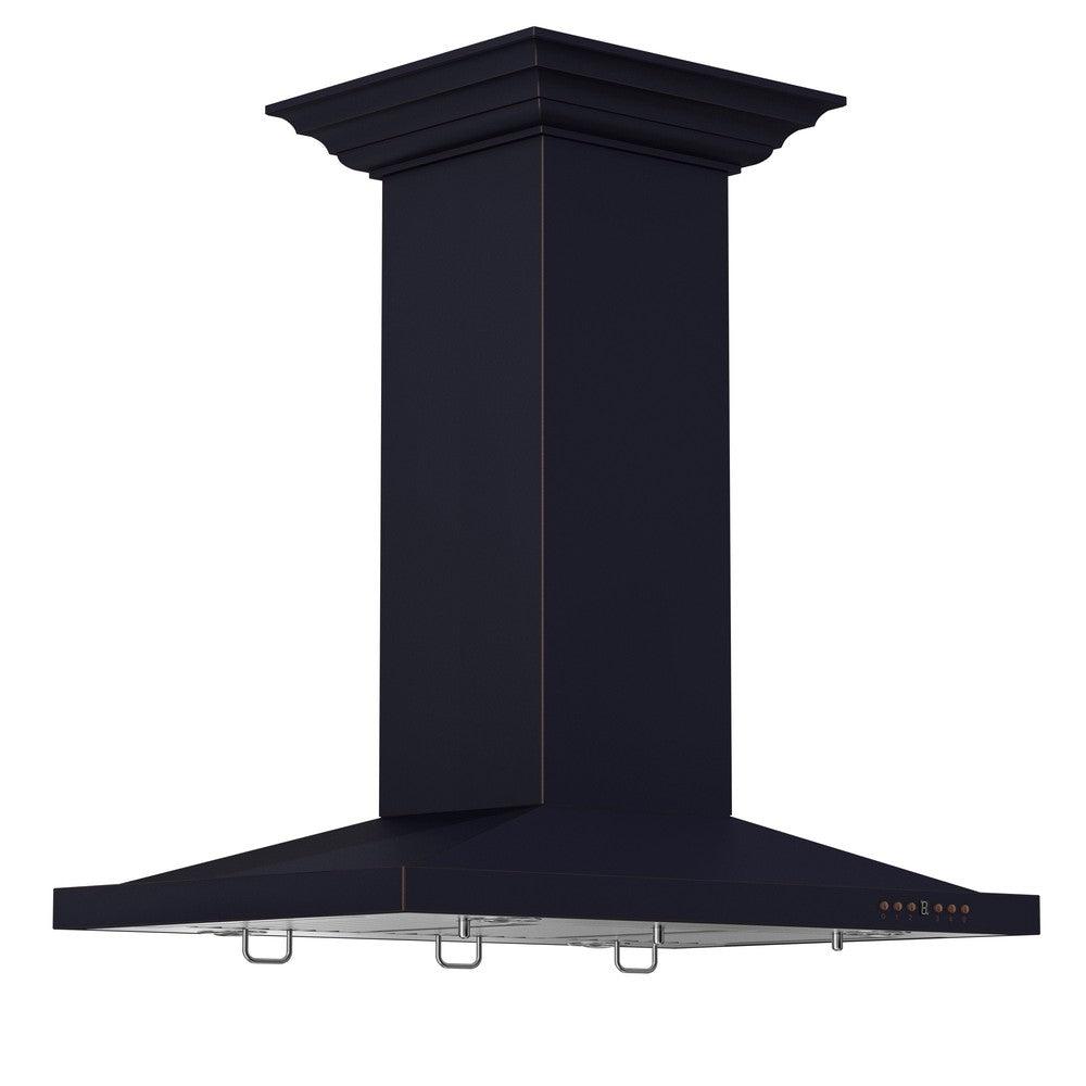 ZLINE Designer Series Oil-Rubbed Bronze Island Mount Range Hood (8GL2Bi) 