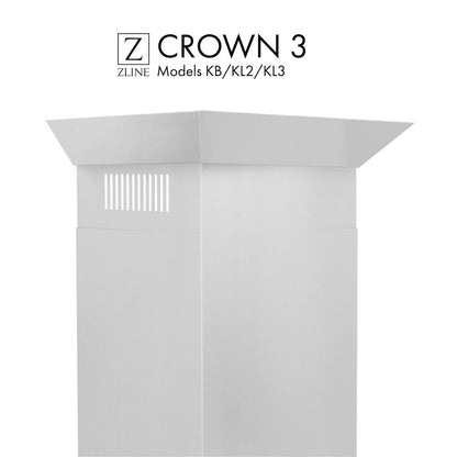 ZLINE Crown Molding 3 For Wall Range Hood (CM3-KB/KL2/KL3)