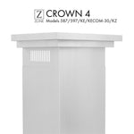 ZLINE Crown Molding 4 For Wall Range Hood (CM4-587/597/KE/KECOM-30/KZ)