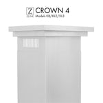 ZLINE Crown Molding 4 For Wall Range Hood (CM4-KB/KL2/KL3)