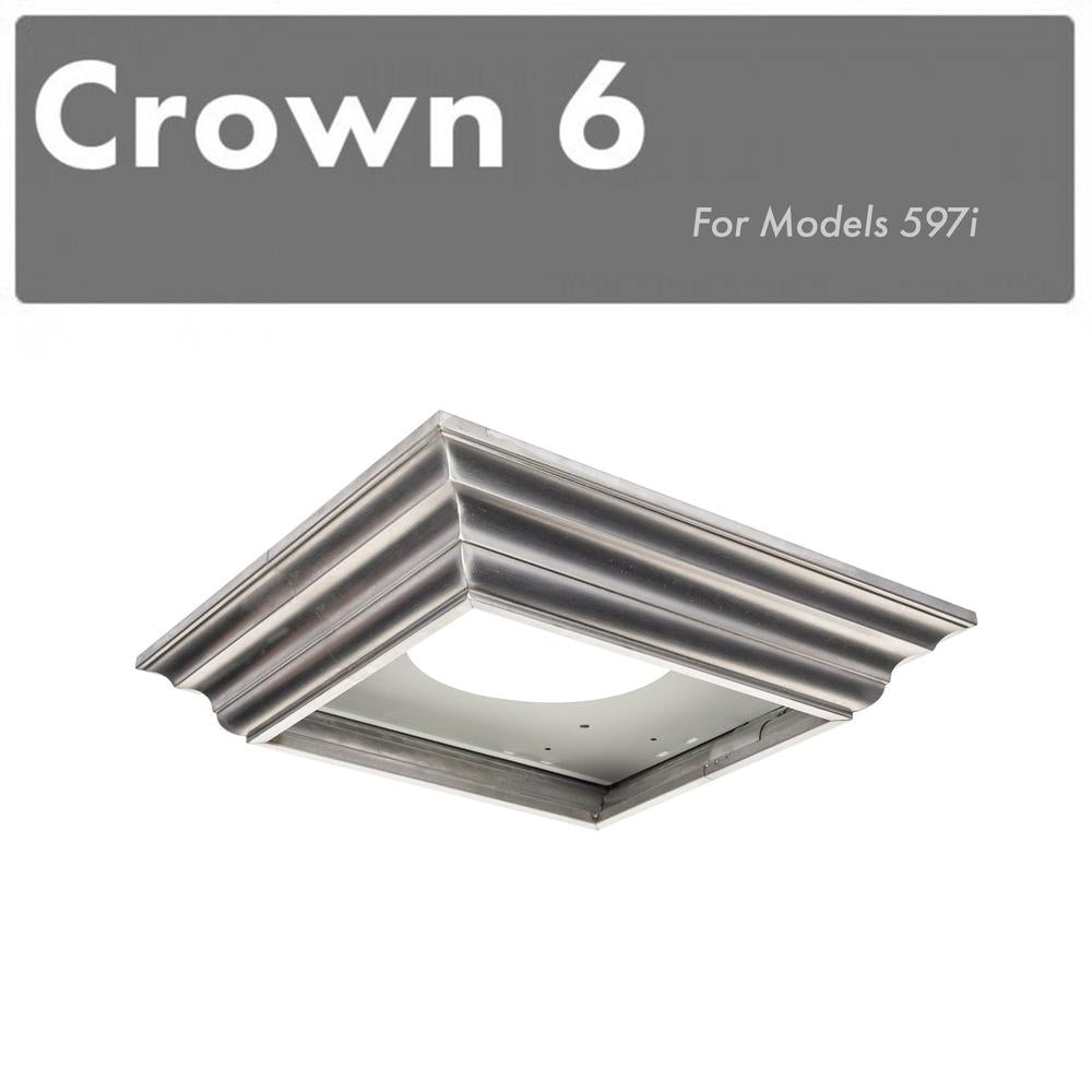 ZLINE Crown Molding 6 For Island Range Hood (CM6597i) The Range