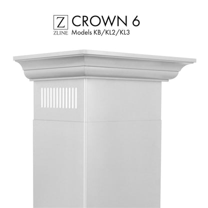 ZLINE Crown Molding #6 For Wall Range Hood (CM6-KB/KL2/KL3)
