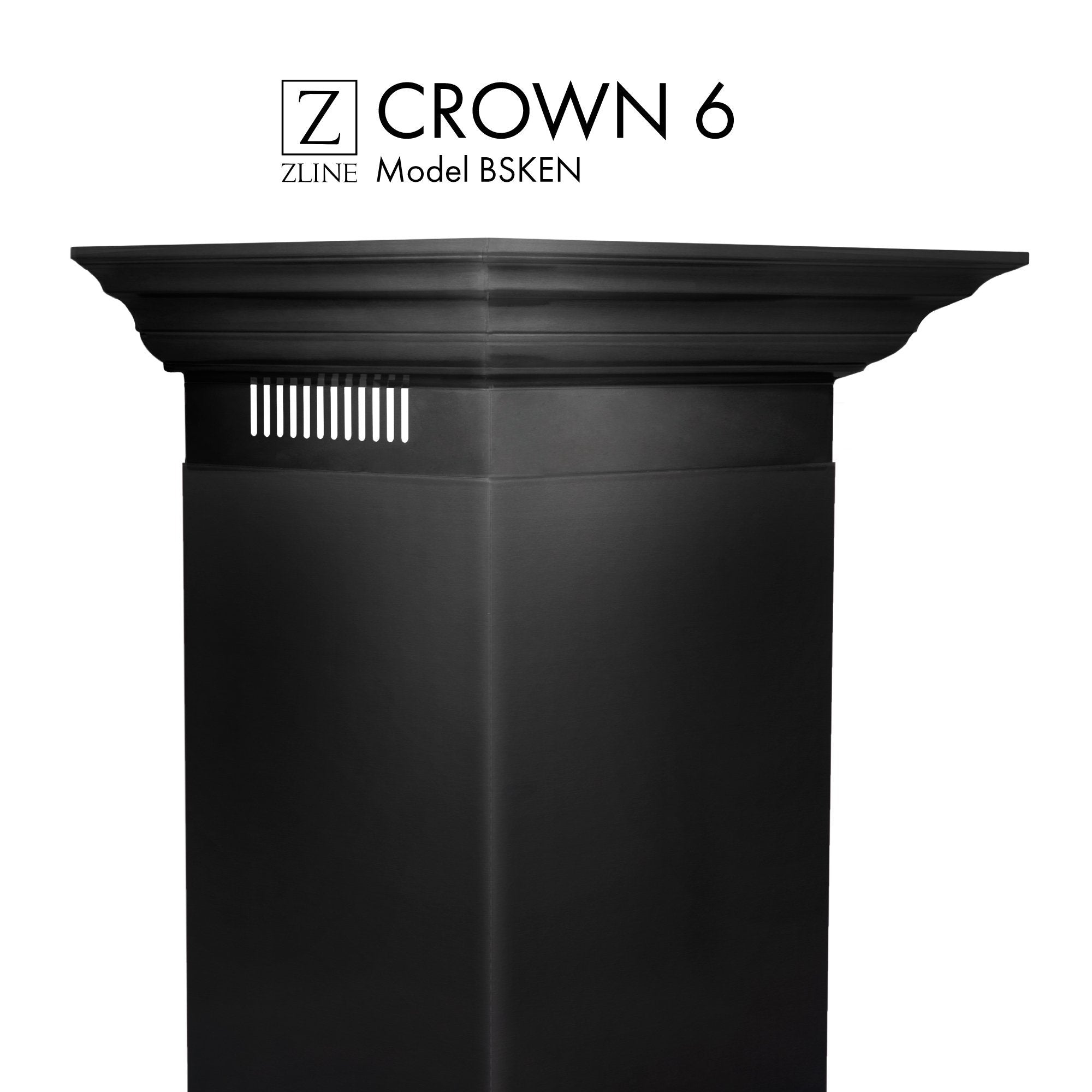 ZLINE Crown Molding Profile 6 for Wall Mount Range Hood (CM6-BSKEN) - Rustic Kitchen & Bath - Range Hood Accessories - Rustic Kitchen & Bath