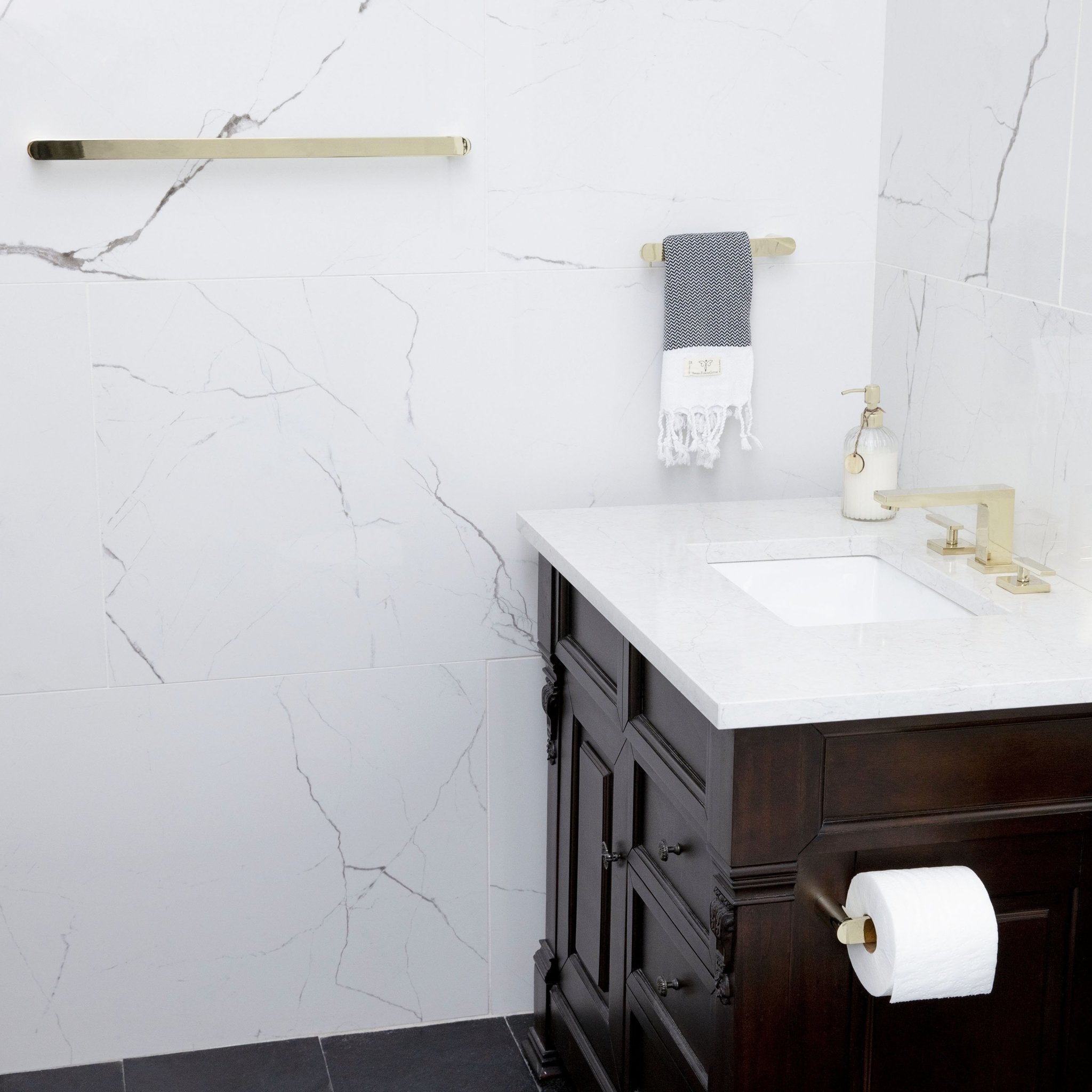 ZLINE Crystal Bay Double Towel Rail with Color Options - Rustic Kitchen & Bath - ZLINE Kitchen and Bath