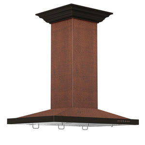 ZLINE Designer Series Hand-Hammered Copper Island Mount Range Hood (8GL2Hi) 