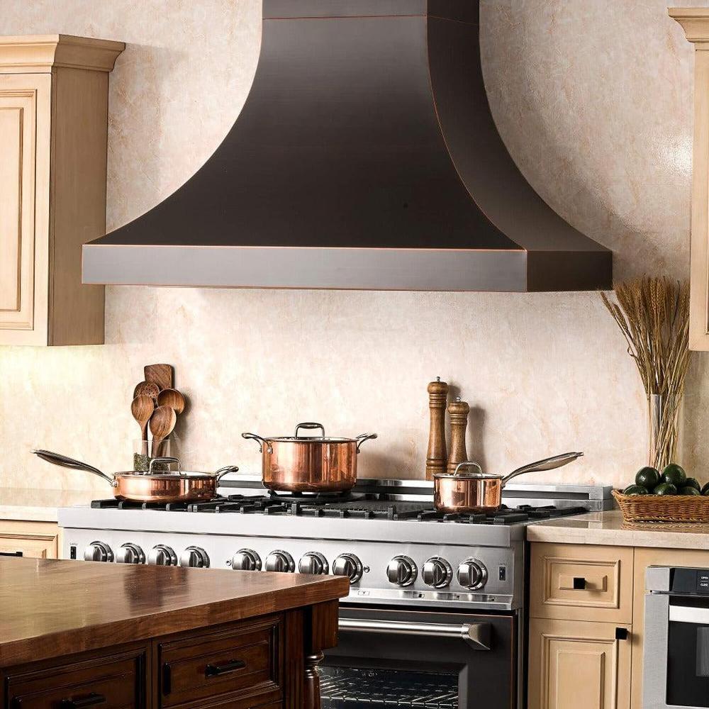 ZLINE Designer Series Oil-Rubbed Bronze Wall Range Hood (8632B) 