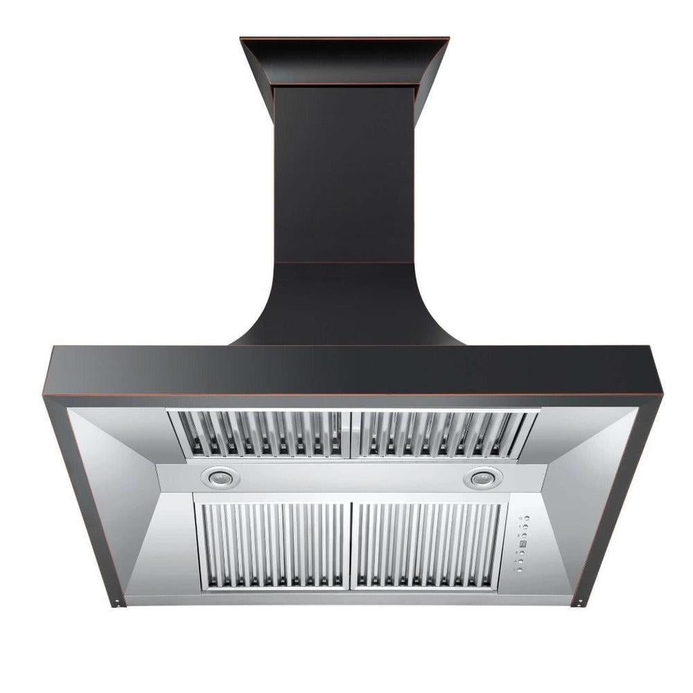 ZLINE Designer Series Oil-Rubbed Bronze Wall Range Hood (8632B) 