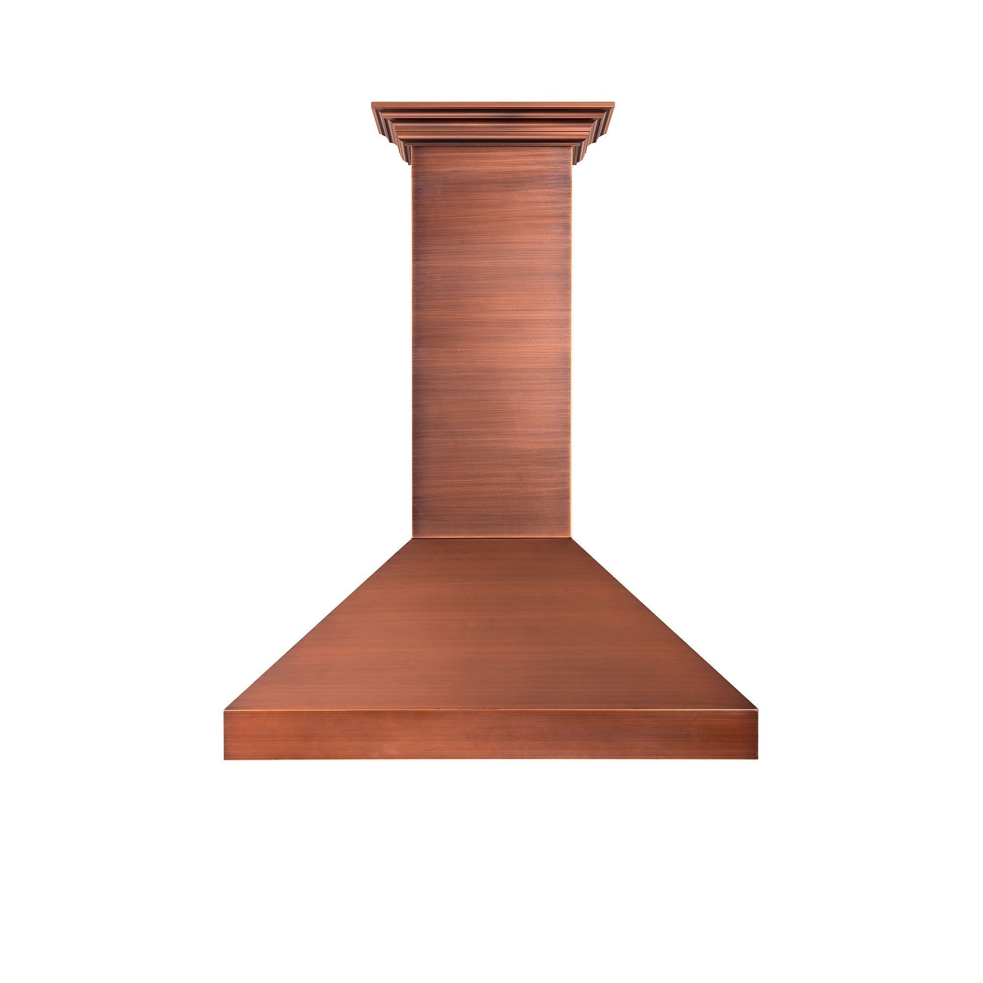 ZLINE Convertible Designer Series Copper Wall Mount Range Hood (8667C) front.