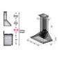 ZLINE Designer Series Oil-Rubbed Bronze Wall Mount Range Hood (8KBB) 